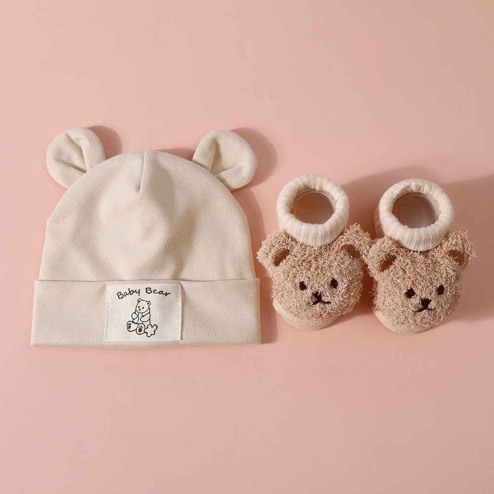 2 szt./zestaw Uroczy bawełnian – Infant Beanie Hat With Ears recenzja i cena