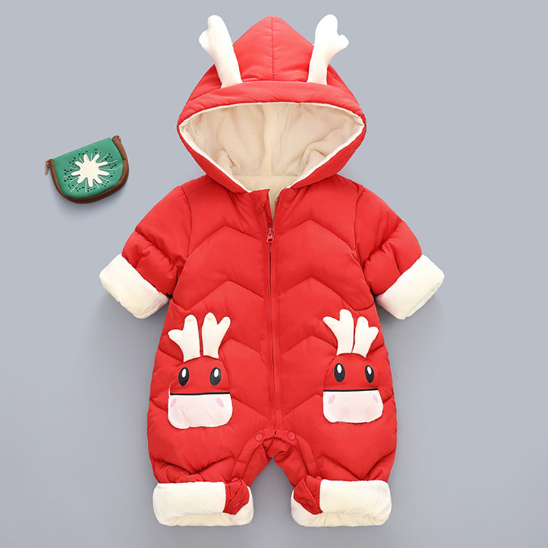 1-3Y niemowlęce grube aksamitn – Cotton Baby Onesies Zipper recenzja i cena