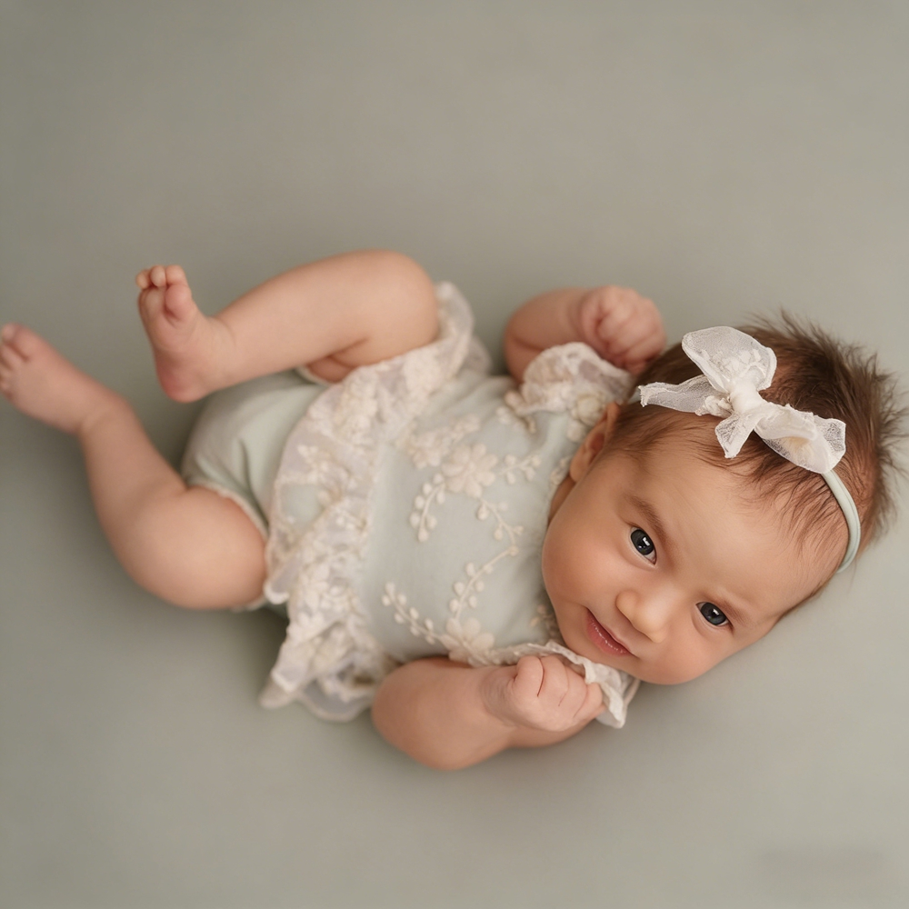 Uroczy pajacyk dla noworodka d – Newborn Baby Girl Romper Floral recenzja i cena