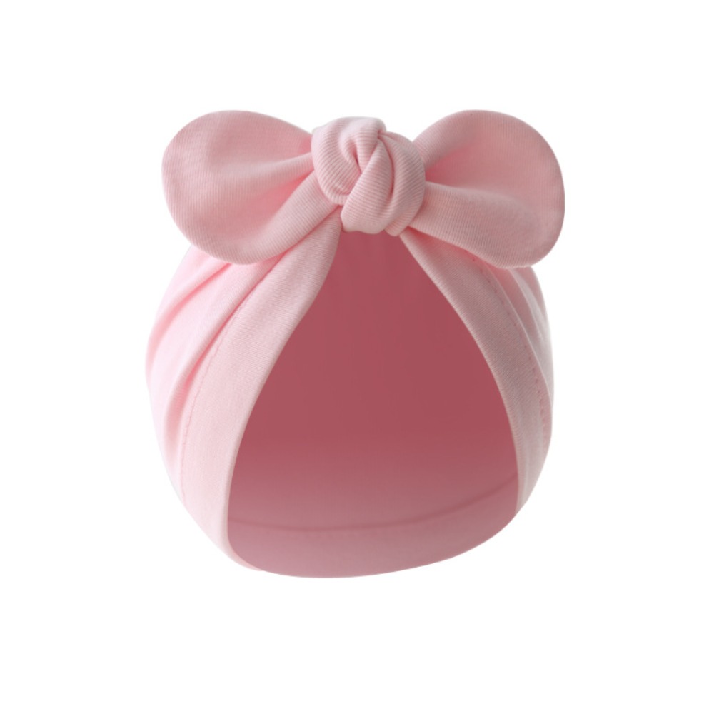 Urocza czapka z kwiatowym węzł – Infant Beanie Hat With Ears recenzja i cena