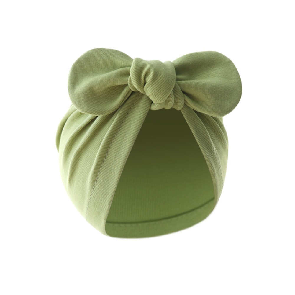 Urocza czapka z kwiatowym węzł – Infant Beanie Hat With Ears recenzja i cena