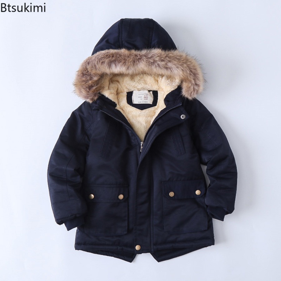 Dziecięce kurtki z polarową po – Toddler Boy Winter Fleece Jacket recenzja i cena