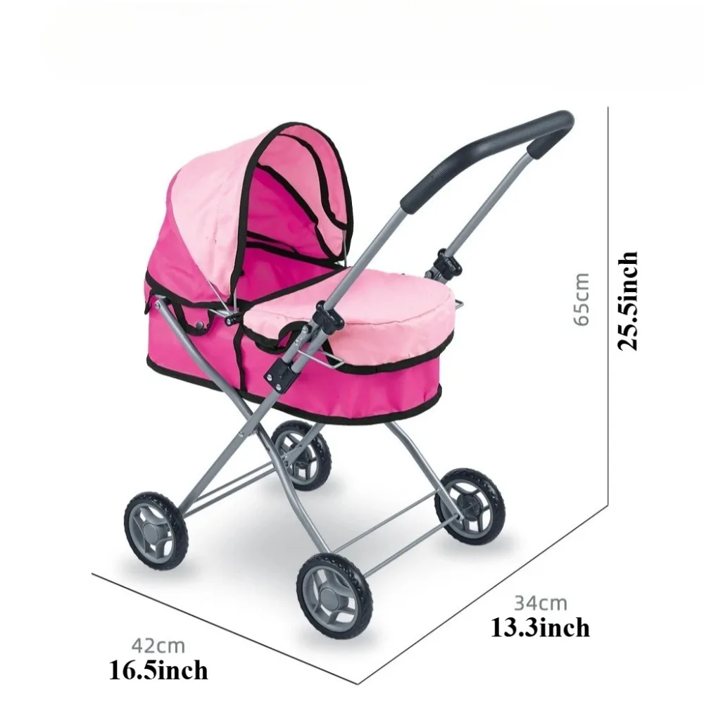 Wózek dla lalek dla dzieci, sk – Lightweight Foldable Baby Stroller Compact recenzja i cena